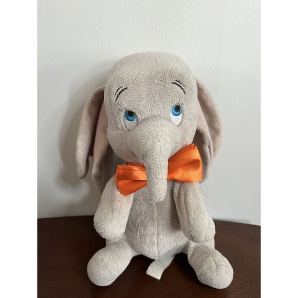 Disney Babies Dumbo Elephant Plush Disney Parks Stuffed Animal 10” With Ribbon - Picture 1 of 7